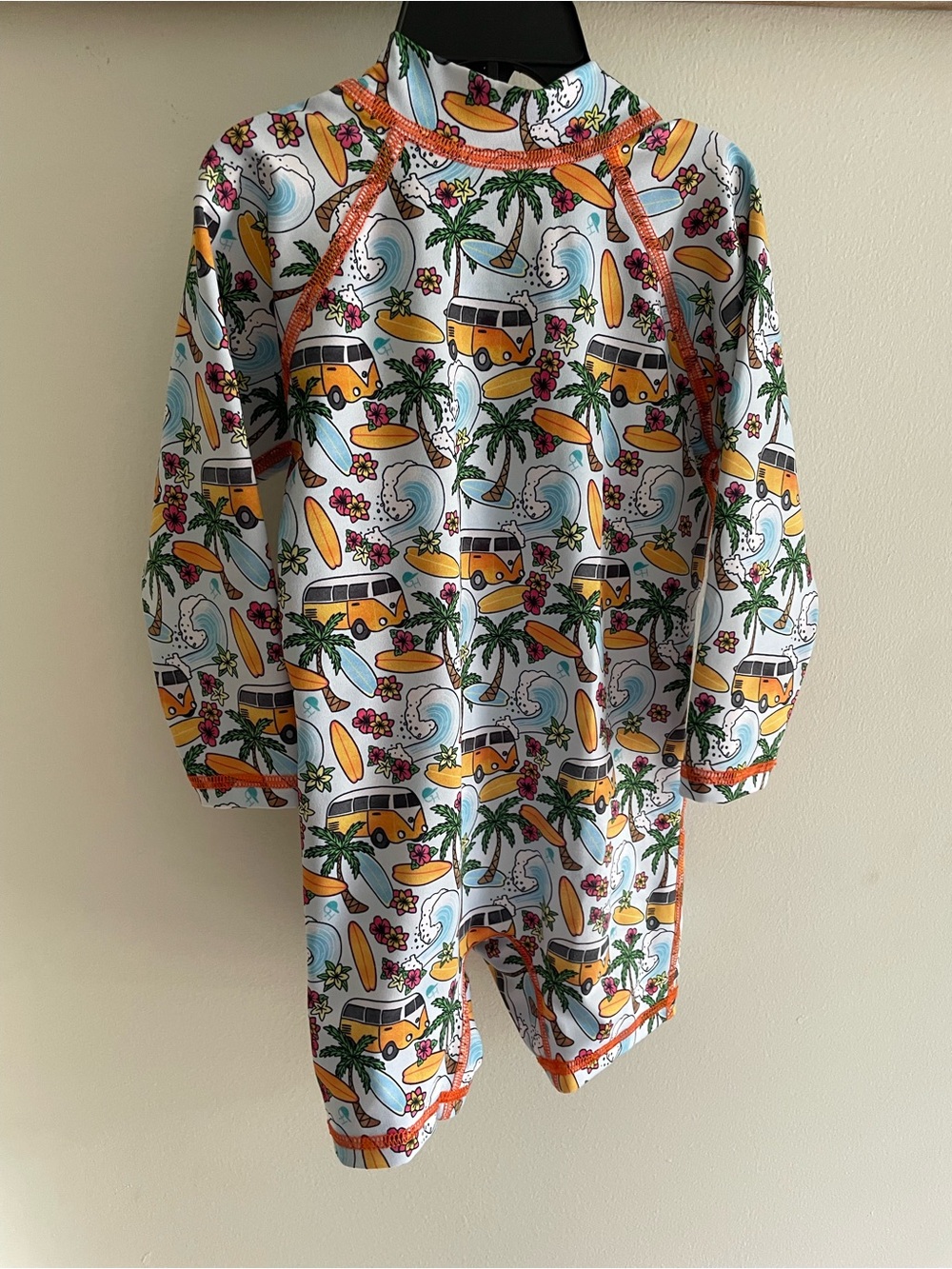George Hats Tropical Surf Print One-Piece Swim - Picture 6 of 7